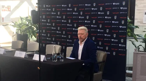 Boris Becker, în România! Fostul mare tenismen e în cârje, dar face prima mutare în sportul minții. FOTO