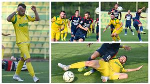 Andrei Hergheligiu, imaginea unui fotbalist resemnat: ”Am încercat, ne-am zbătut foarte mult. O echipă de Liga 2, cât de bunicică e, nu poate face față uneia din Liga 1.” Reacția atacantului după ce CS Mioveni a pierdut barajul cu Chindia