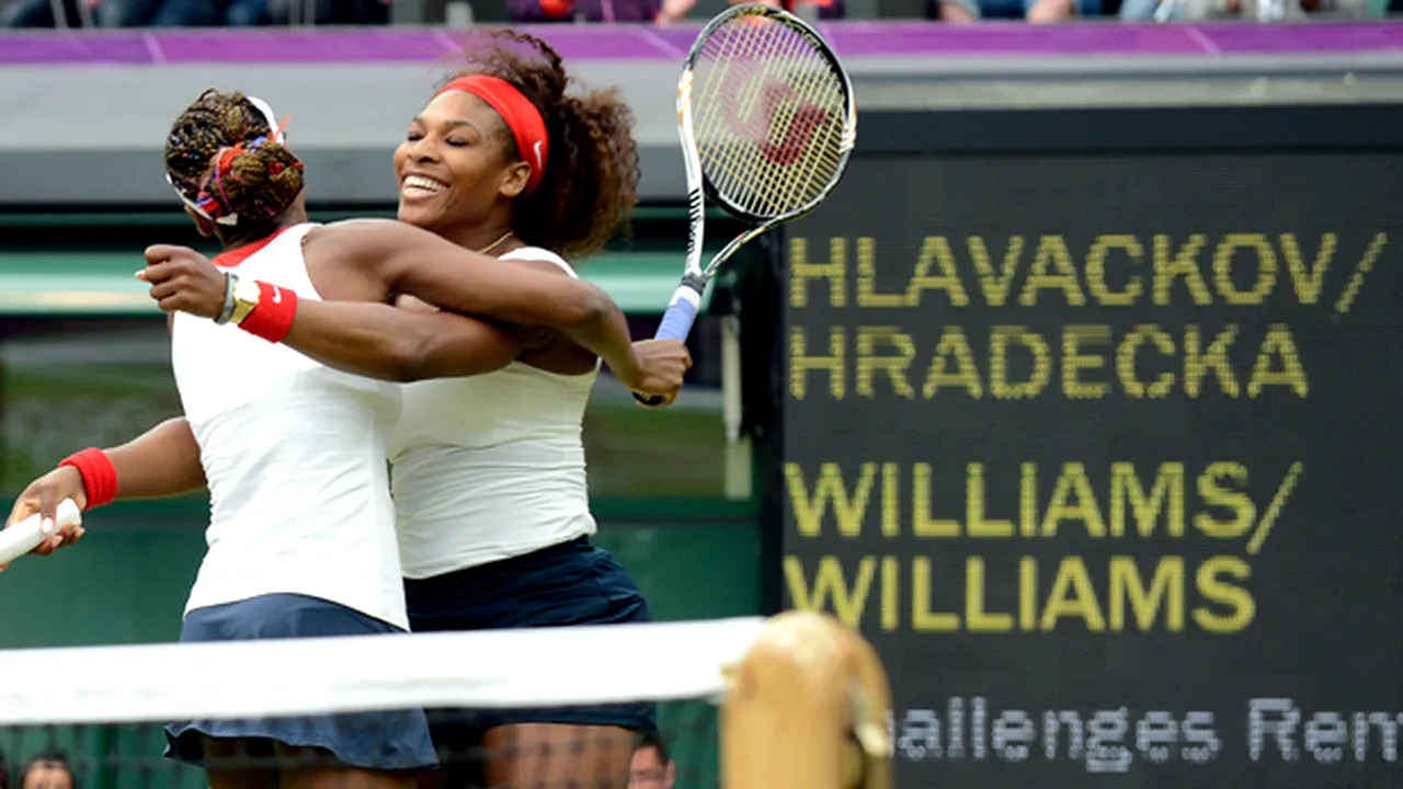 Surorile Williams și-au păstrat titlul olimpic!** Proba de dublu mixt, câștigată de Azarenka/Mirnâi