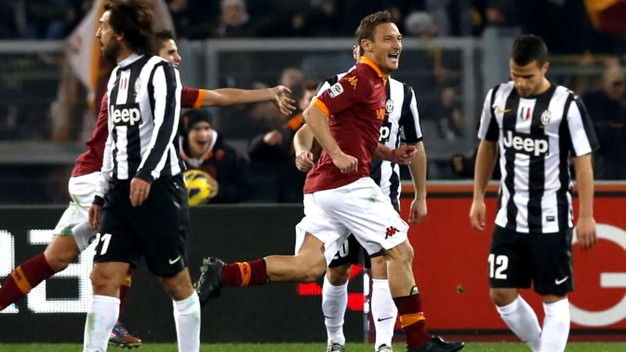 Egal în derby-ul Italiei. AS Roma - Juventus 1-1. 