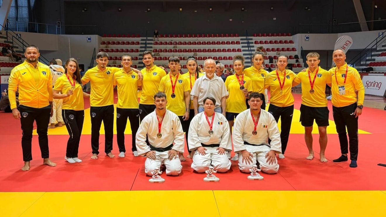 Opt medalii pentru judoka români la Campionatele Europene Universitare de Combat