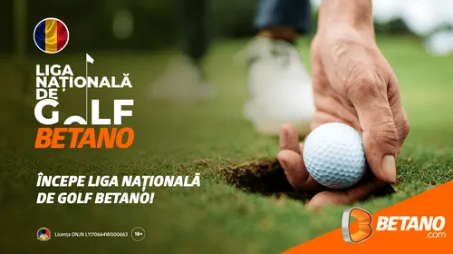 Betano devine partenerul principal al Ligii Naționale de Golf! Ciprian Marica va da lovitura de start în prima etapă