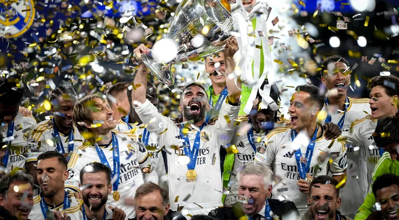 🚨 Borussia Dortmund – Real Madrid 0-2. Trupa lui Carlo Ancelotti pune în vitrină al 15-lea trofeu UEFA Champions League, după o primă repriză în care a suferit din greu în fața locului 5 din Bundesliga!