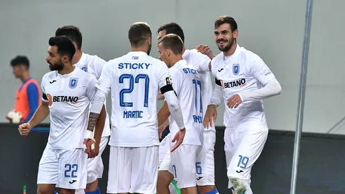 Astra - U Craiova 0-3! Oltenii se impun la scor de neprezentare la Giurgiu și trec la locul doi în Liga 1. Trupa lui Mulțescu, de nerecunoscut