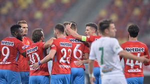Becali l-a făcut praf, Hagi îl contrazice. "Desenează. E cel mai bun din România pe postul lui!". Fotbalistul din lotul FCSB despre care "Regele" crede că "e prea mare pentru naționala de tineret"