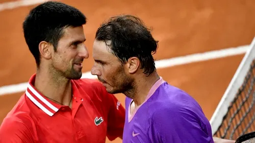 Rafael Nadal a uimit lumea tenisului! Cuvinte superbe pentru marele rival Novak Djokovic: „E jucătorul perfect, fără cusur!”