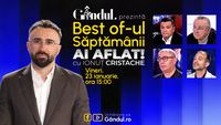Gândul prezintă Best Of Ai aflat! Cu Ionuț Cristache – vineri, 23 ianuarie, de la ora 15.00
