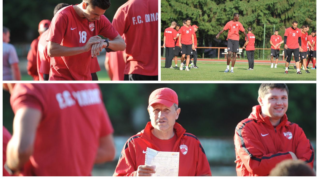 GALERIE FOTO: Operațiunea "Comando Dinamo" a început! Mulțescu și-a scos jucătorii cu noaptea în cap la antrenament