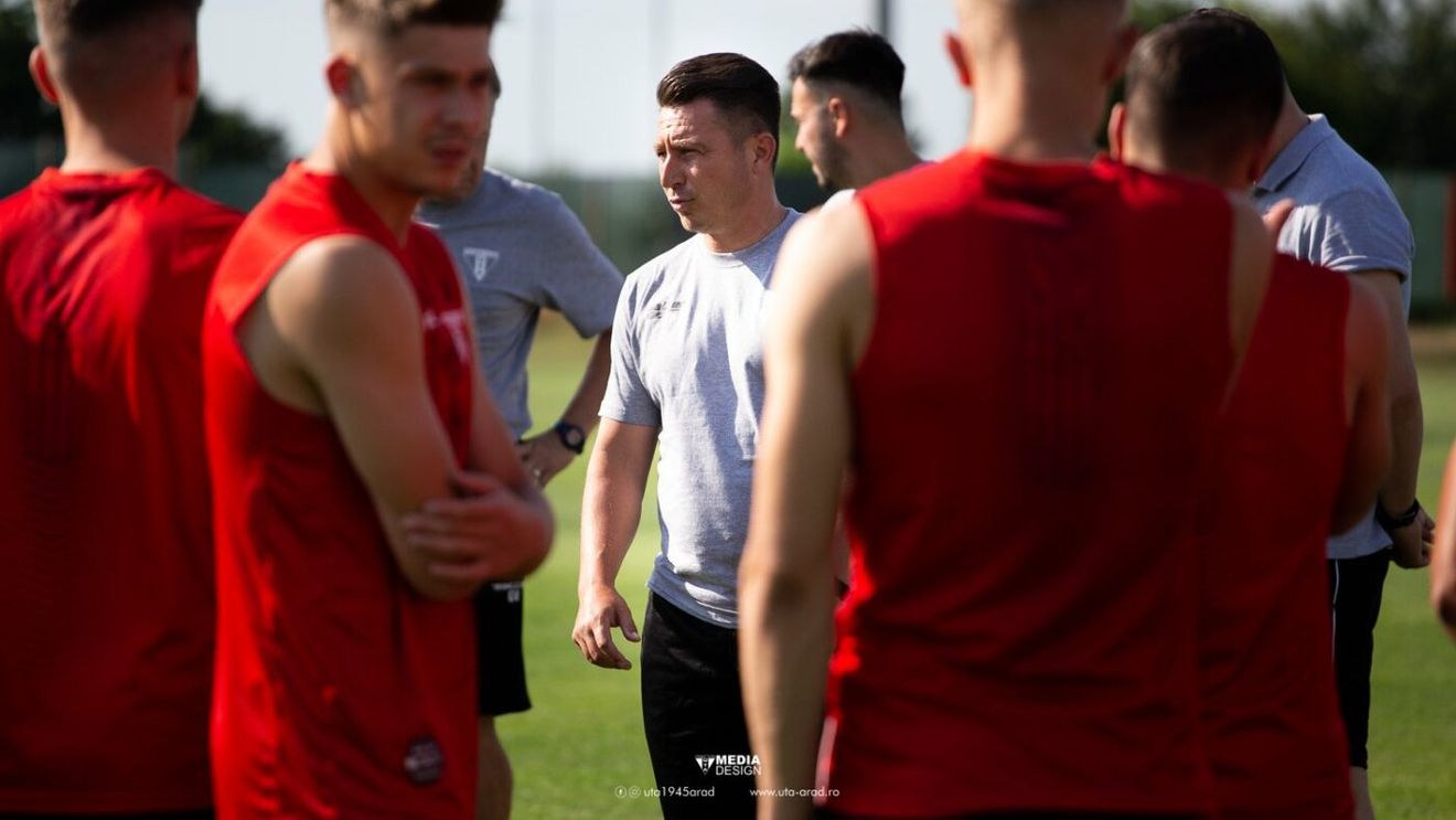 Marko Vukcevic ratează startul de cantonament de la UTA Arad. Pe cine duce Ilie Poenaru în Slovenia