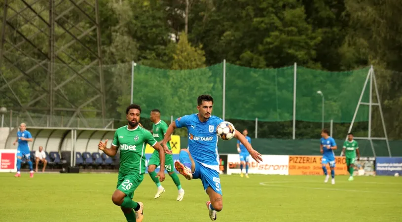 Universitatea Craiova, învinsă din nou de „coșmarul din amicale”, în fața căruia pierde pe bandă rulantă fără să marcheze vreun gol!