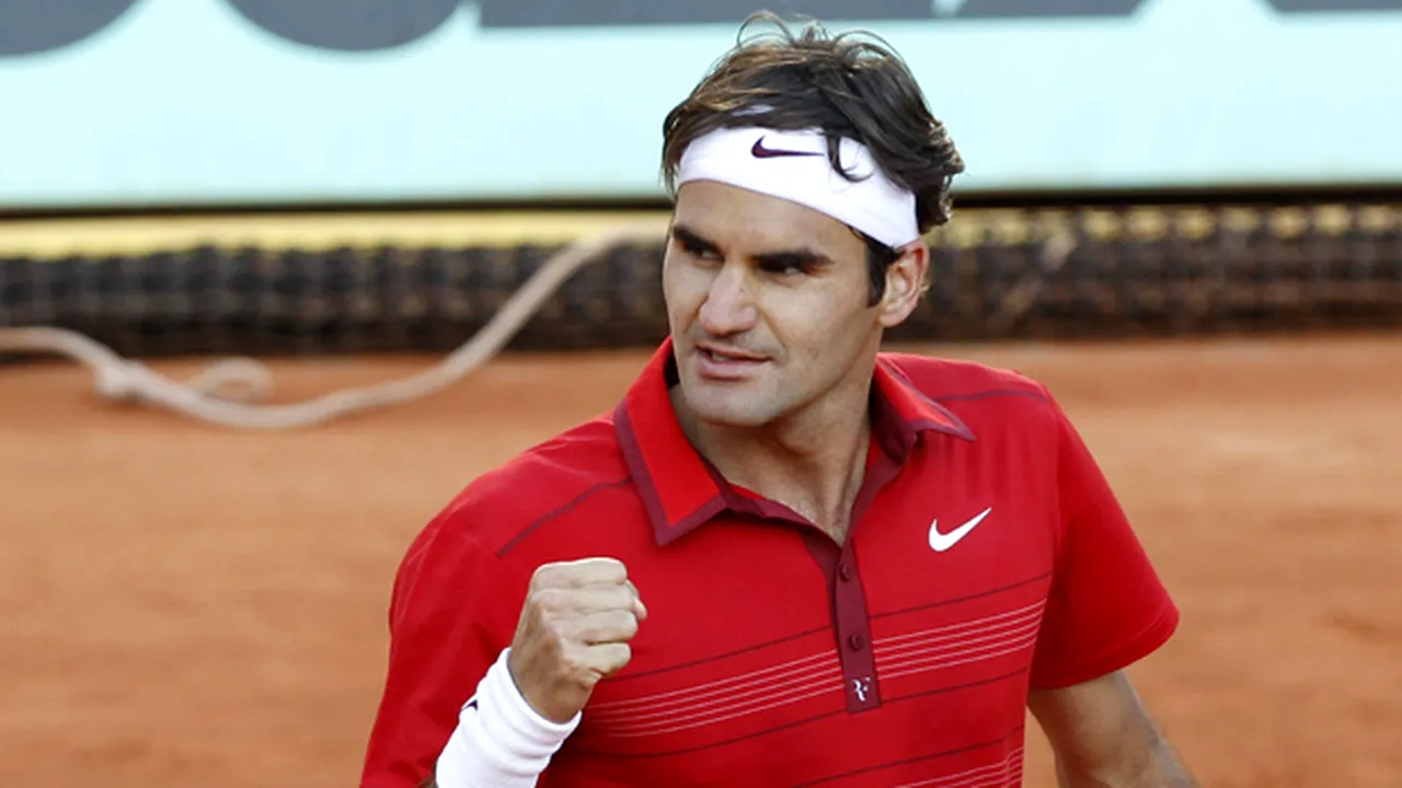 Roger Federer, în semifinale la Roland Garros