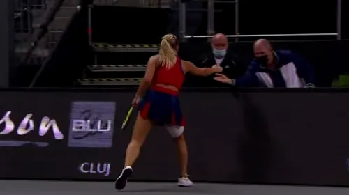Marta Kostyuk s-a dus „glonț” la antrenorul Simonei Halep! Gest neașteptat al ucrainencei în semifinala de la Transylvania Open | FOTO