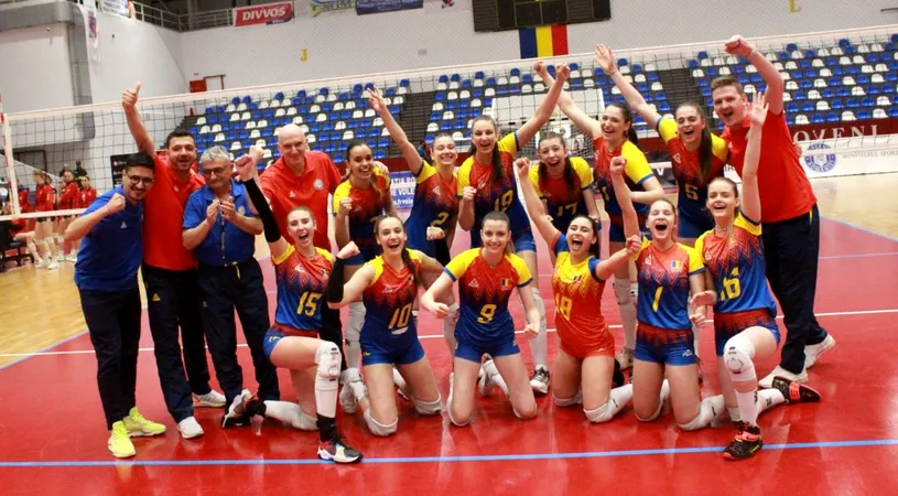 Cu o aruncătoare de suliță în echipă, naționala României s-a calificat la Campionatele Europene de volei Under 19! „Îmi plac ambele sporturi la fel de mult