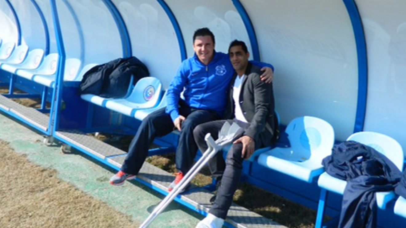 Nicoliță și-a vizitat foștii colegi de la Steaua!** Ce le-a transmis mijlocașul lui Saint-Etienne