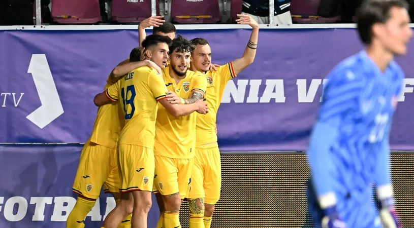 România U21 - Elveția U21 3-1, în preliminariile Campionatului European de tineret! „Tricolorii mici” se califică pentru a patra oară consecutiv la turneul final!