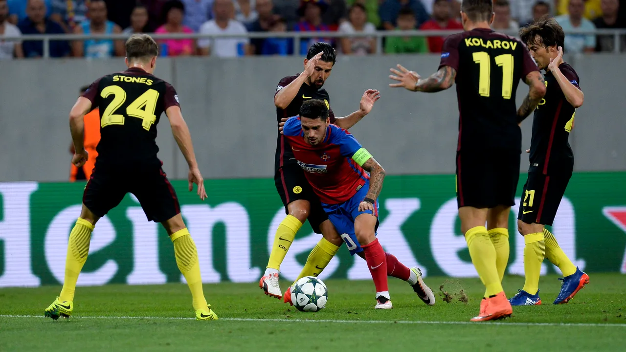 LIVE BLOG | Steaua - Manchester City 0-5. Lecția lui Guardiola și a fotbalului mare! Un Național Arena plin i-a aplaudat pe englezi la finalul meciului