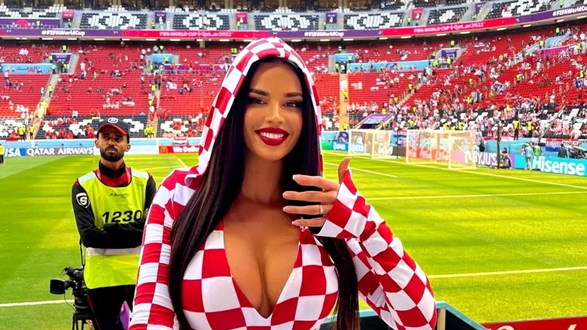 Fosta Miss Croația, criticată pentru că a tratat cu lipsă de respect Cupa Mondială din Qatar cu o ținută sumară