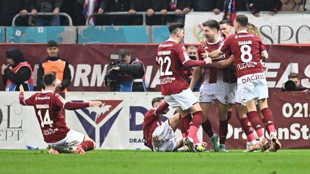 A explodat Arena Națională la golul lui Albion Rrahmani de 2-0 în derby-ul Rapid - FCSB! Greșeală de începători a oaspeților, iar loja patronului Dan Șucu a sărit în aer