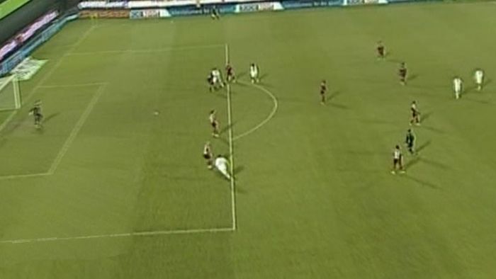 Dorel Stoica a înscris golul campionatului, **cu un "TRASOR" de la 45 de metri!