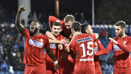 Alertă! Cod portocaliu de fotbal frumos și goluri multe. FCSB e liderul Ligii 1 după ce o învinge cu 5-2 pe CSU Craiova