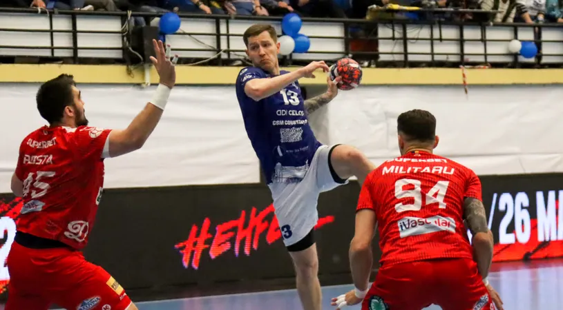 Dinamo s-a calificat în play-off-ul pentru sferturile EHF European League, după ce a învins-o pe CSM Constanța și în deplasare cu 33-25!