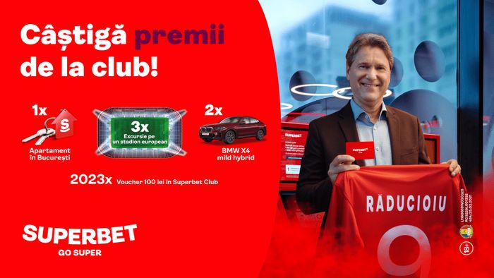 ADVERTORIAL | S-au anunțat Premiile Superbet Club: apartament, mașini BMW X4 și excursii