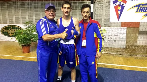 Un elev eminent aduce prima victorie tricoloră la Europeanul de box pentru cadeți de la Rm. Vâlcea. Gorjeanul Andrei Musteț – la un pas de medalie
