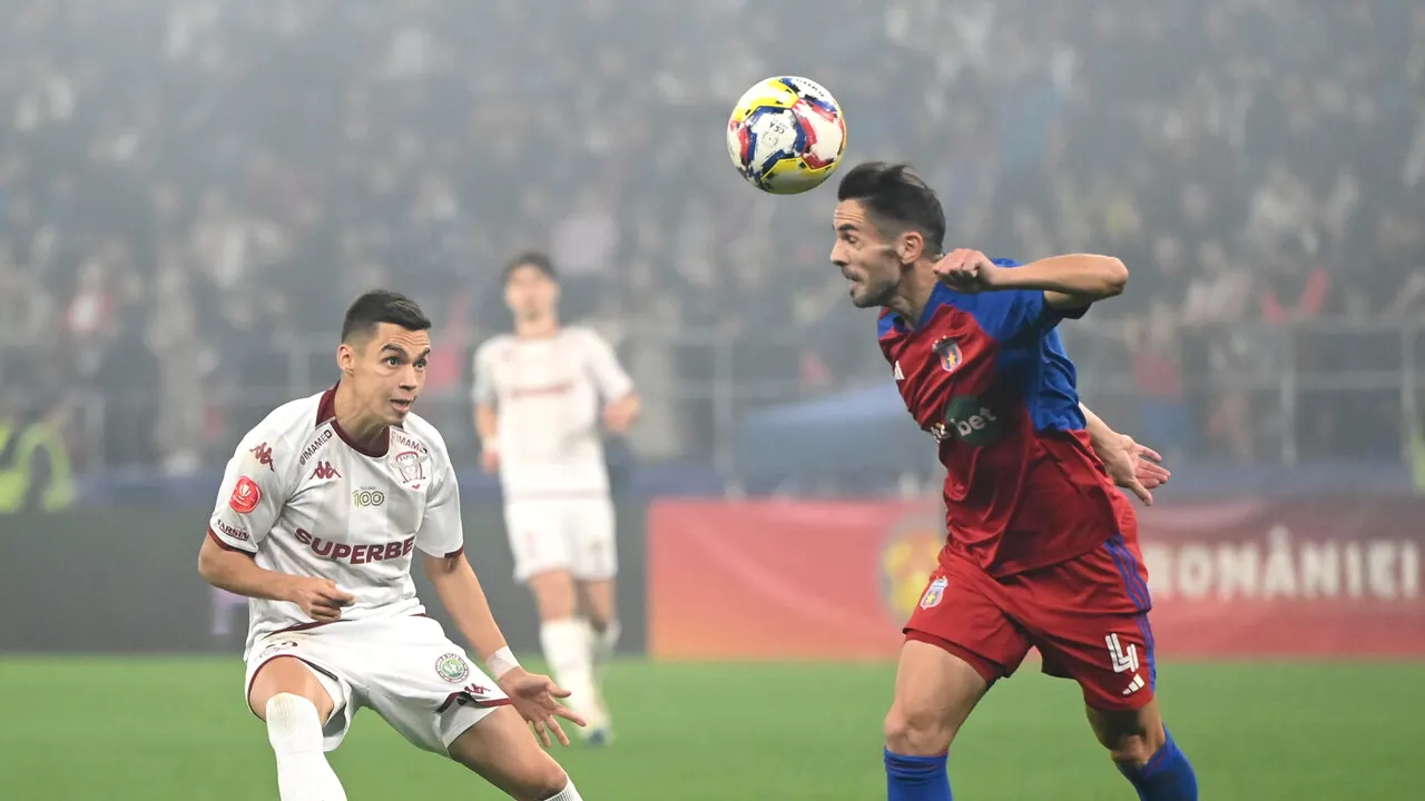Cătălin Cîrjan așteaptă explicații de la Cristiano Bergodi după CSA Steaua - Rapid 0-0. „Asta este cariera de fotbalist...”