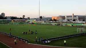 "Câinii", model pentru "Fiară"!** FC Vaslui a uscat gazonul cu ajutorul unui elicopter!