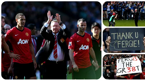 Ce retragere memorabilă pentru Ferguson! United avea 5-2 în minutul 67. Ce a urmat va rămâne în istorie