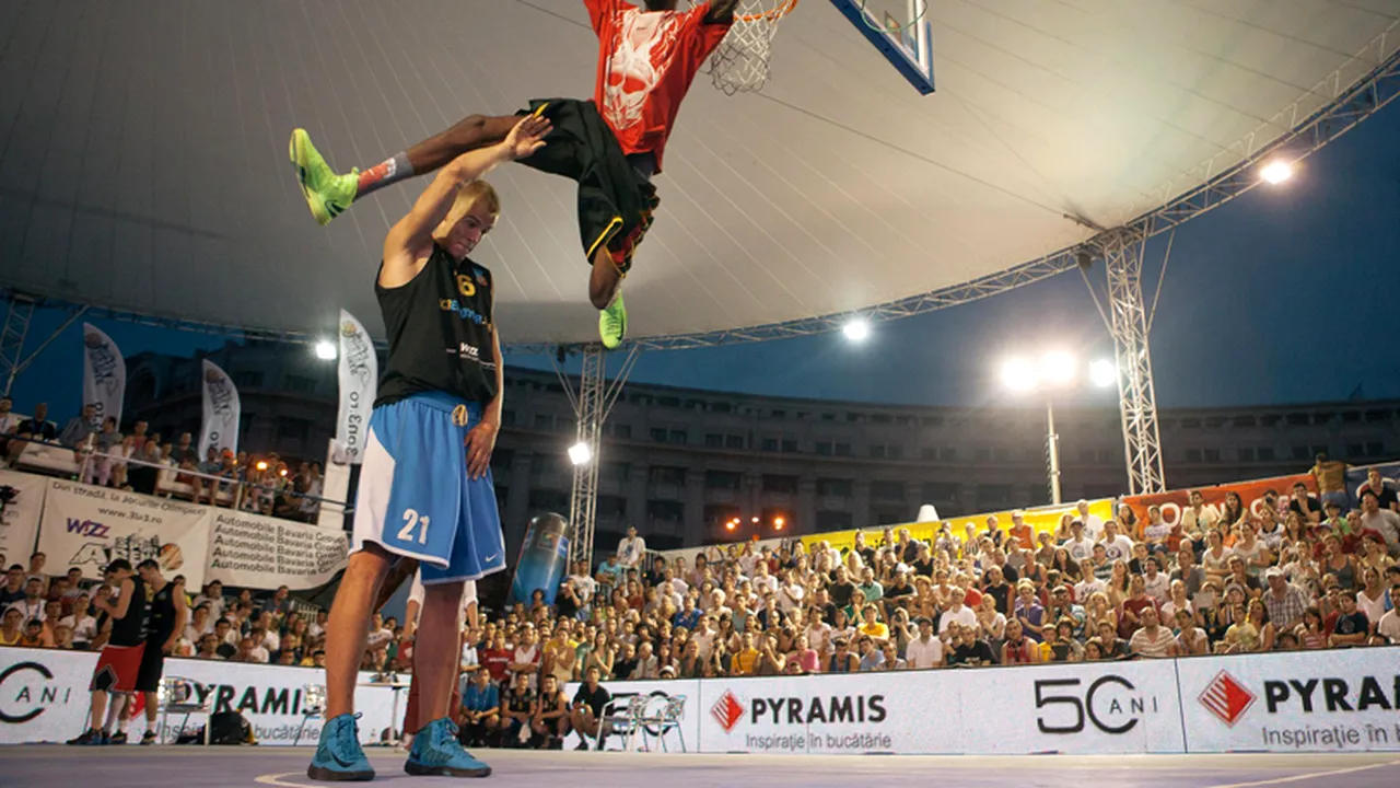 Sfidează gravitația. Cel mai bun dunker din lume revine la Sport Arena Streetball
