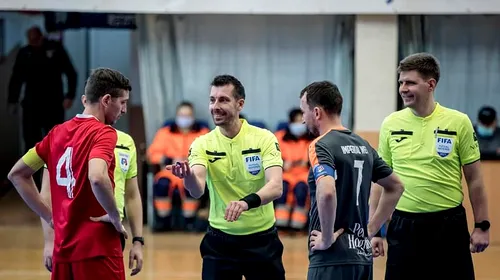 Premieră pentru arbitrajul românesc! Arbitrii ieșeni Vlad Ciobanu și Bogdan Hanceariuc au fost delegați de UEFA la meciul de futsal Rusia – Franța, din preliminariile EURO 2022
