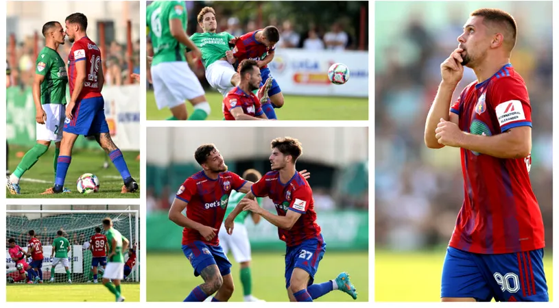 Dragoș Gheorghe, gol la debut la Steaua. Și Ștefan Pacionel a marcat pentru prima dată pentru ”militari”, în meciul cu CSC Dumbrăvița