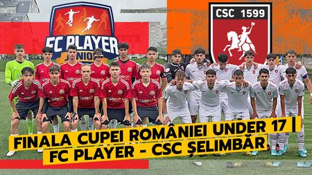 FC Player - CSC Șelimbăr, finala Cupei României Under 17 cu fotbaliști la loturile naționale ale României și Moldovei! Strategia echipei private de copii și juniori: „Urmărim strict formarea de jucători”. SPECIAL