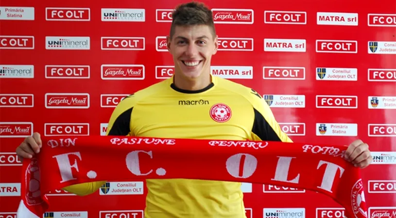 Mario Kirev** s-a despărțit de FC Olt Slatina