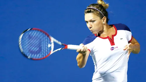 Simona Halep s-a calificat în semifinalele turneului de la Moscova
