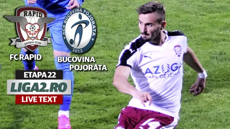 FC Rapid - Bucovina Pojorâta 5-0.** Popa pune cireașa pe tort și giuleștenii se desprind din nou în fruntea Seriei I