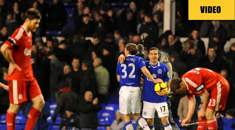 VIDEO Liverpool a fost eliminată de Everton din Cupa Angliei!