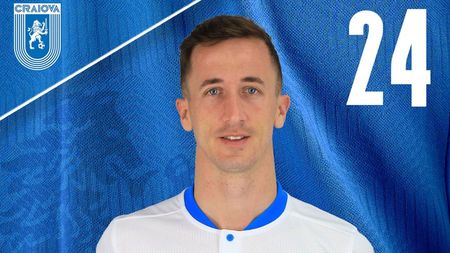 Juan Camara, la Universitatea Craiova! Spaniolul care a jucat la Dinamo, prezentat oficial | GALERIE FOTO în echipamentul oltenilor