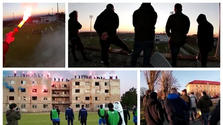 VIDEO | Jucătorii echipei ”FC U” Craiova, încurajați la antrenament de ultrașii din Peluza Sud '97, înainte de debutul în campionat pe noul stadion ”Ion Oblemenco”