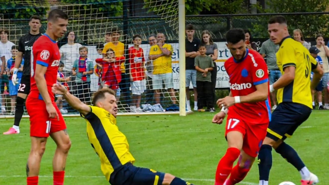 FCSB, călcată în picioare de echipa lui Darius Olaru! Amicalul adevărului: scor de maidan pentru belgieni