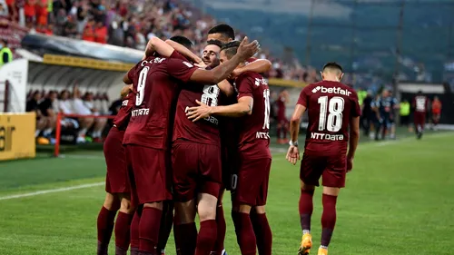 Fază controversată în CFR Cluj - FC U Craiova! Jucătorii campioanei României au cerut vehement penalty