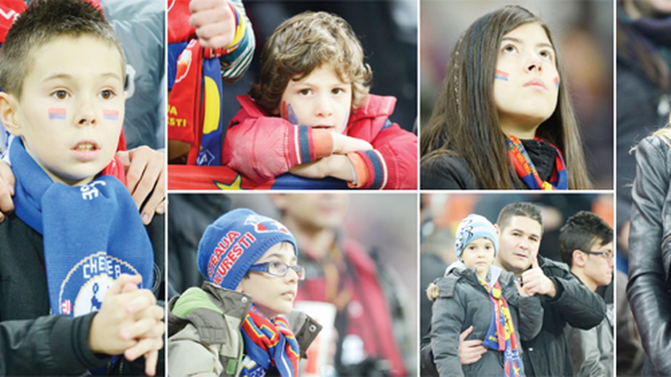 România este Steaua!** Steliștii din toată țara au umplut până la refuz „Național Arena"