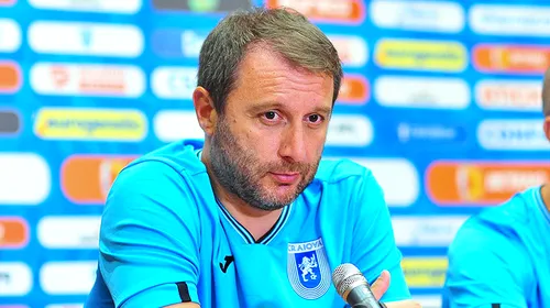 Mangia, supărat: „Nu am făcut un meci bun”. De ce n-a reușit Craiova să bată Viitorul și întrebarea care l-a enervat pe italian: „Nu sunt aici să vorbesc despre asta!”