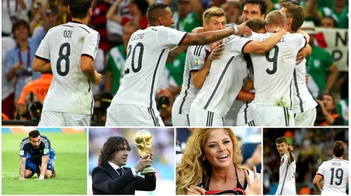 24 de ani și 24 de imagini. Nemții câștigă prima Cupa Mondială după 1990. FOTO impresionant de la Germania – Argentina