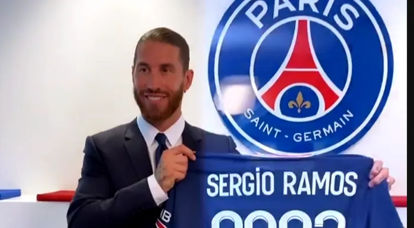 Sergio Ramos a semnat cu PSG! A fost prezentat oficial + Salariu uriaș pentru spaniol | VIDEO