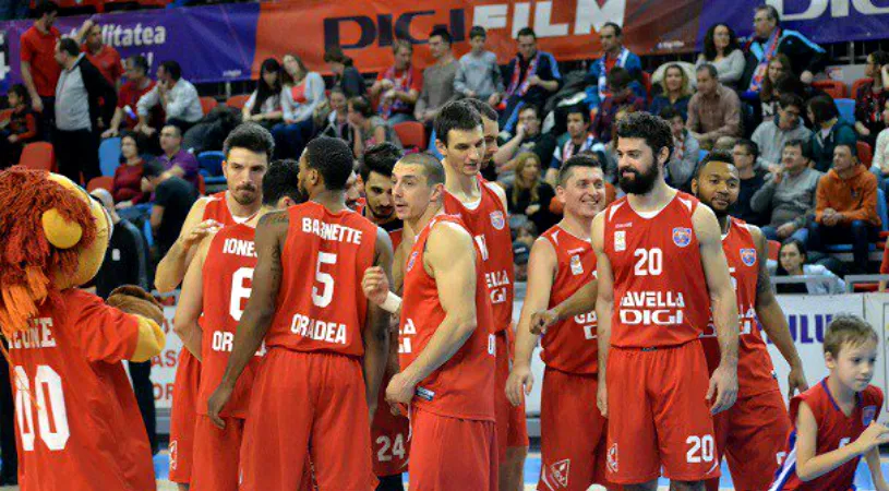 Victorie mare pentru CSM Oradea în Liga Campionilor: 96-85 cu rușii de la Avtodor Saratov! Clasamentul grupei B după trei etape