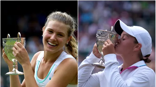 Barty i-a predat lui ‘Genie’ trofeul junioarelor în 2012, iar în 2018 cele două s-au duelat în turul secund la Wimbledon. Cum s-a terminat meciul dintre Bouchard și favorita 17