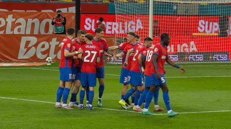 FCSB - Petrolul Ploiești 3-1, în etapa 6 din play-out-ul Superligii. Campioana pune 5 puncte față de echipa de pe locul 2, UTA