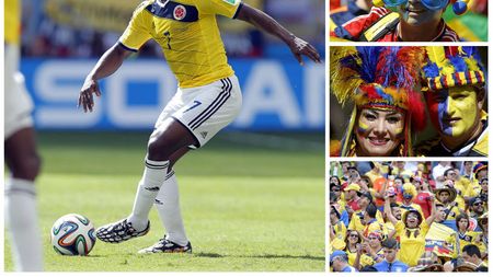 GALERIE FOTO | 65.000 de columbieni au creat o atmosferă superbă la meciul cu Coasta de Fildeș